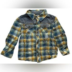 Genuine Kids from OshKosh Plaid Button-Up Shirt